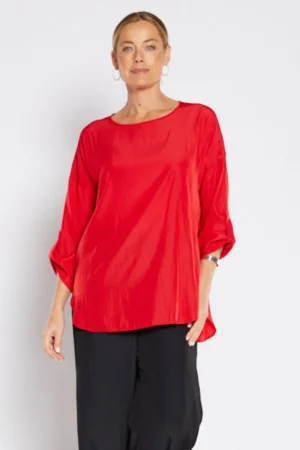 Philosophy TEES & TOPS & SHIRTS|Sinitta Top | Red