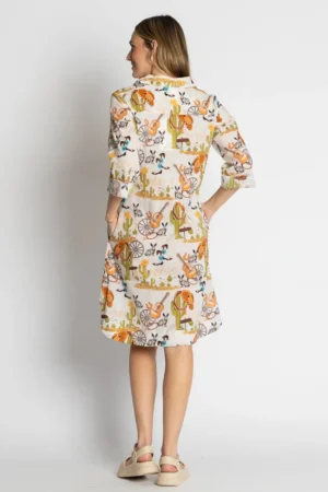 Lula Life DRESSES|Prairie Shirtdress | White