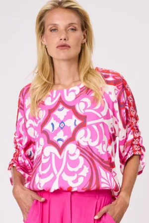 Design Nation TEES & TOPS & SHIRTS|Saint Top | Pink