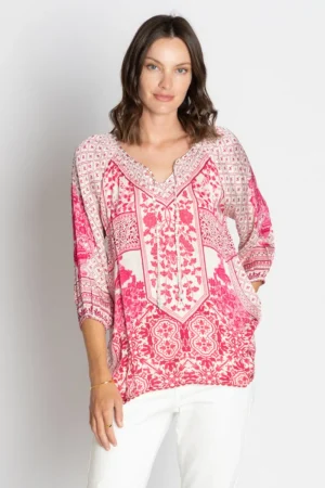 Lula Soul TEES & TOPS & SHIRTS|Sensiri Top | Fuschia