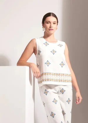 Foil TEES & TOPS & SHIRTS|Sew Crafty Shell | Pink Tile