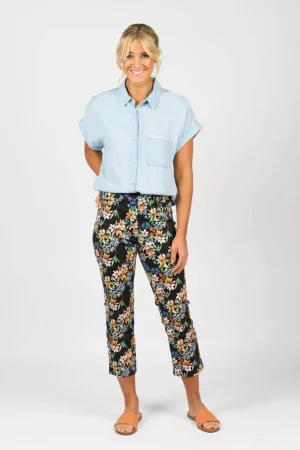 Vassalli PANTS|Slim Leg Pull On Pant | Grove