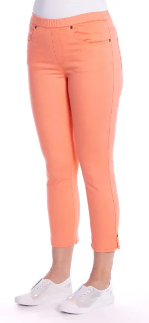 Cafe Latte PANTS|JEANS|Stretch Pull-On 7/8 Jean Melon