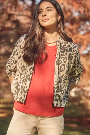 Verge COATS & JACKETS|Suave Jacket | Animal Print