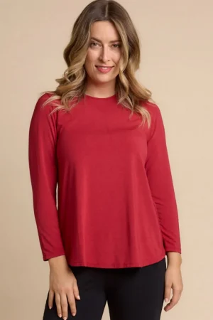 Tani Australia TEES & TOPS & SHIRTS|Cara Long Sleeve | Sage Marle