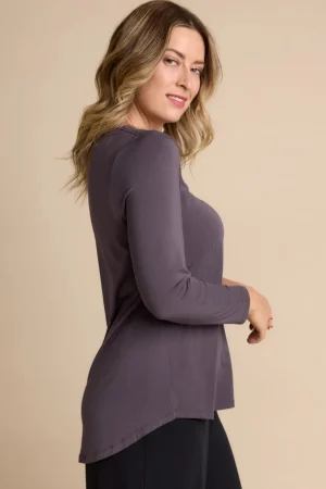 Tani Australia TEES & TOPS & SHIRTS|Cara Long Sleeve | Sage Marle