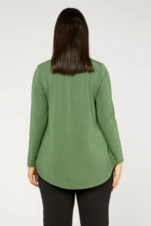 Tani Australia TEES & TOPS & SHIRTS|Cara Long Sleeve | Sage Marle