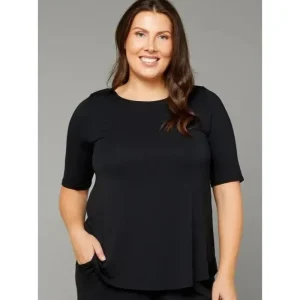 Tani Australia TEES & TOPS & SHIRTS|Tani Elbow Swing Tee | Black