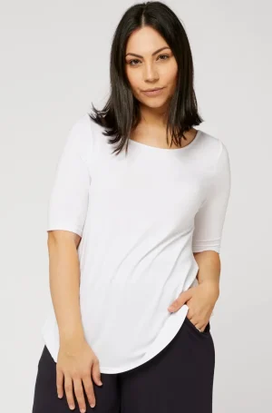 Tani Australia TEES & TOPS & SHIRTS|Tani Elbow Swing Tee | French Ink