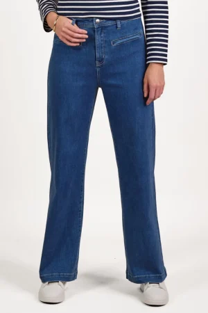 Vassalli PANTS|Wide Leg Jean | Blue Wash