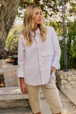 Lania the Label TEES & TOPS & SHIRTS|Wallace Shirt | White