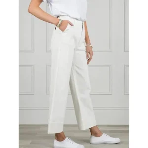 Zjoosh PANTS|Wanda Denim Pant | White